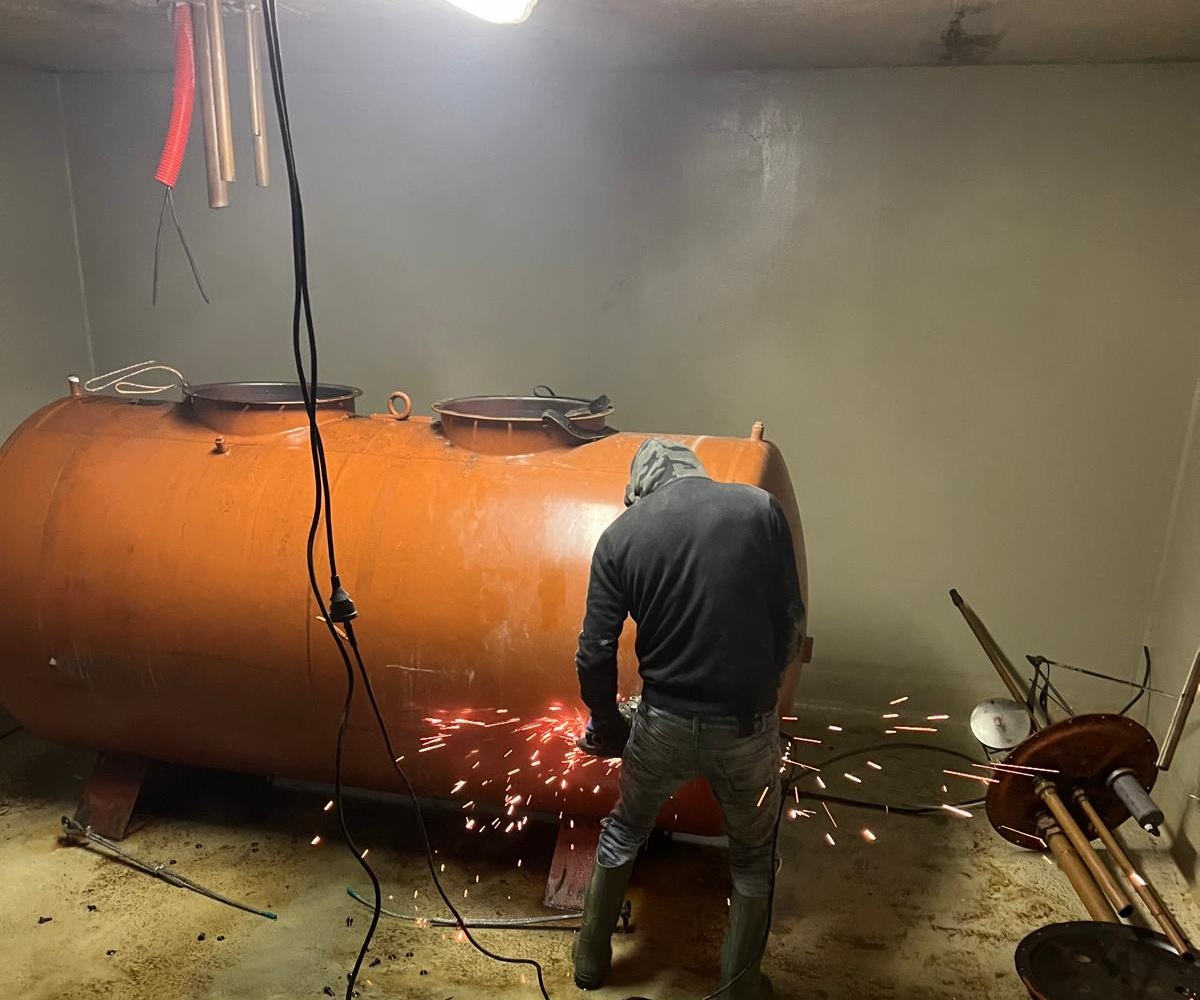 Une intervention rapide : Neutralisation cuve fioul propre et conforme aux normes